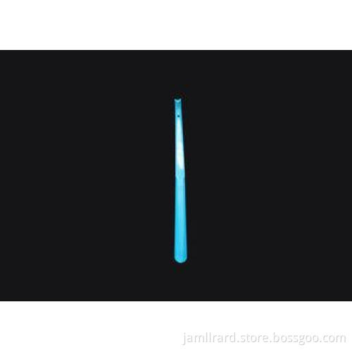 Customized gift Blue Long Handled Plastic Shoe Horns for St